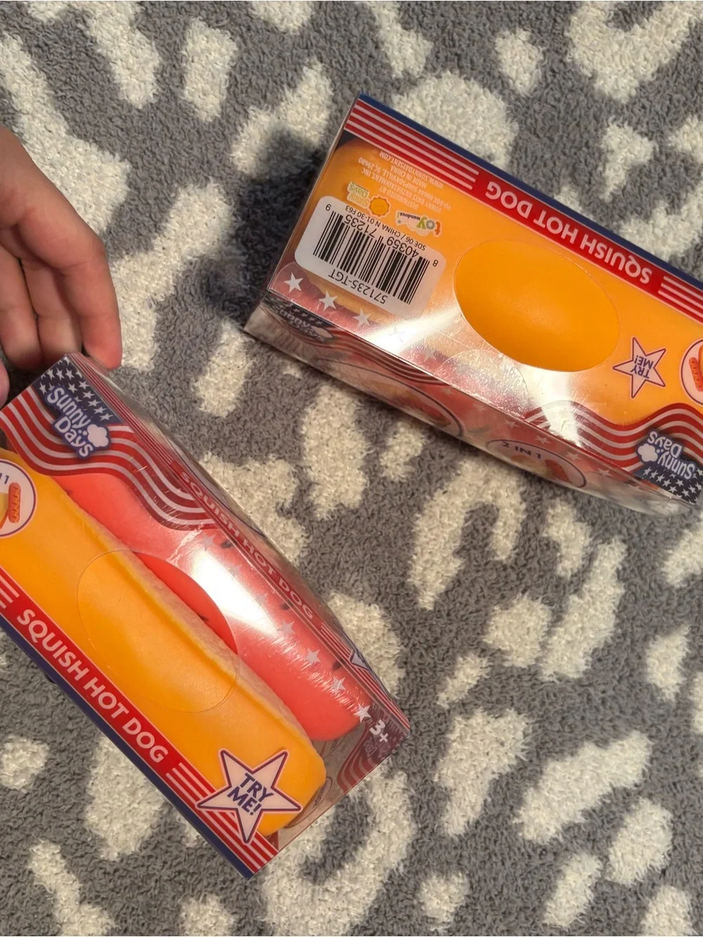 Squishy Hot Dog Stress Relief - Orange